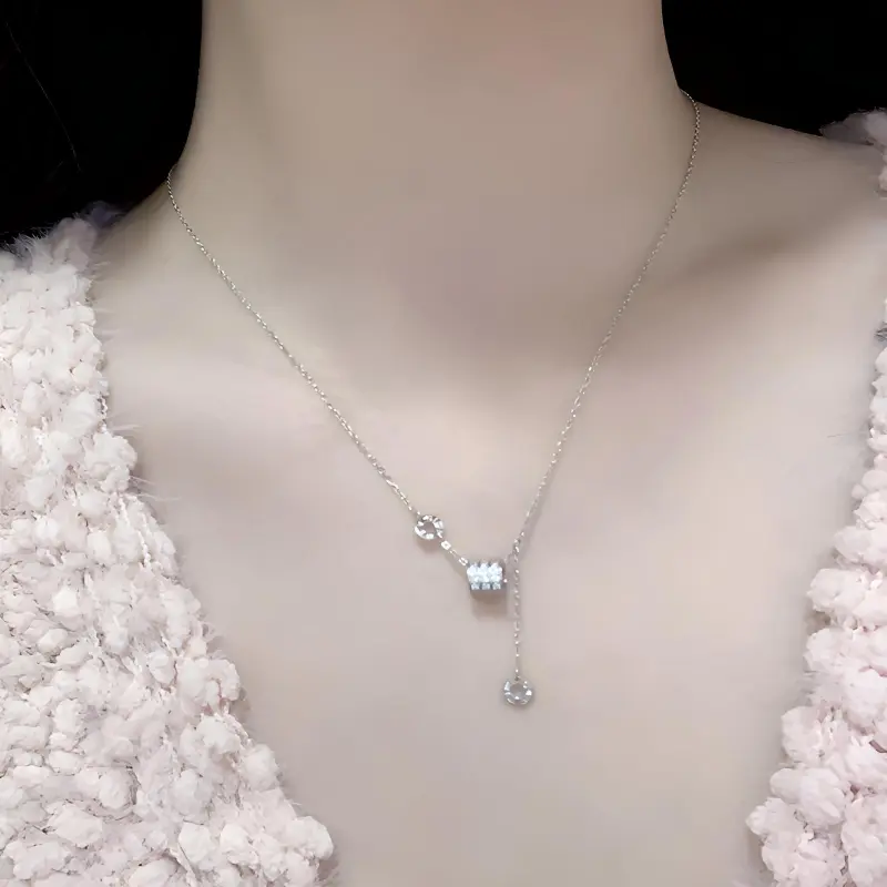 Happy Tide S925 Silver Necklaces Women's-3