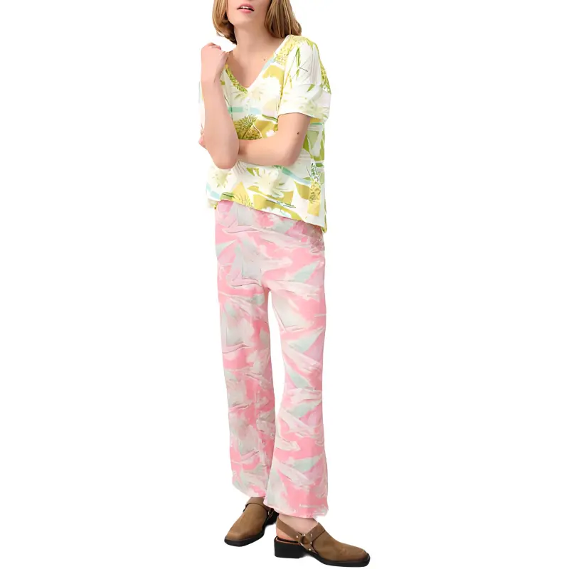 AMERICAN VINTAGE A.M SS24 Jogging Femme Sully Casual Pants Women's Molly Pink-1