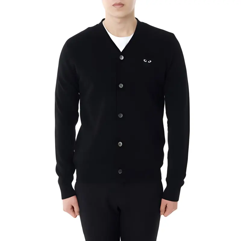 CDG Play Sweaters Men Black-2