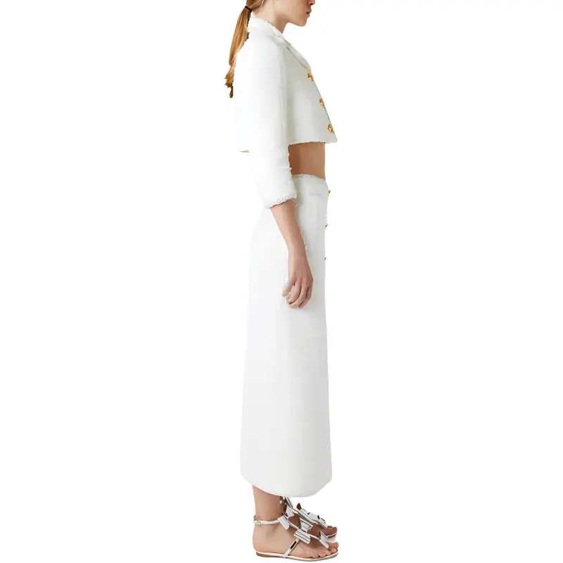 Giambattista Vall Cropped Tweed Jacket-3