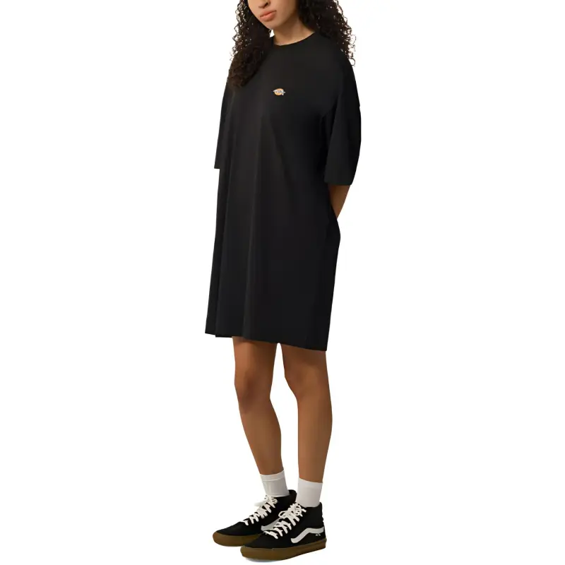 Dickies Short Sleeved Dresses Women's Black-1