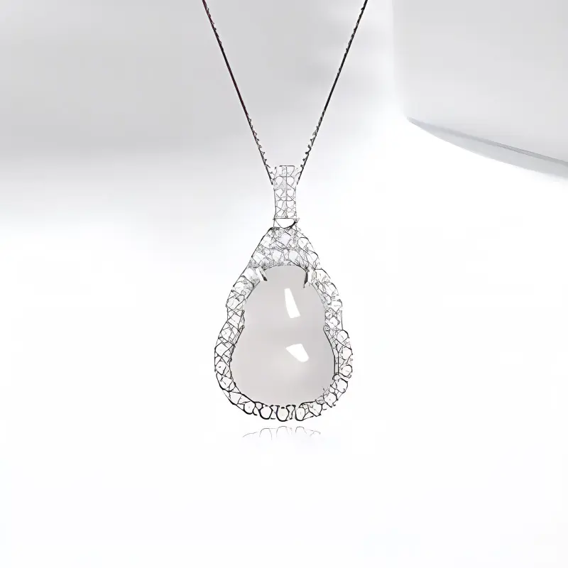 Zhongzhao Jewelry Chalcedony Necklaces Unisex-1