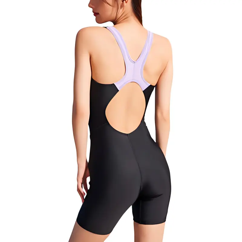 ZOKE One piece Swimsuit Women's Black/Pink Purple-1