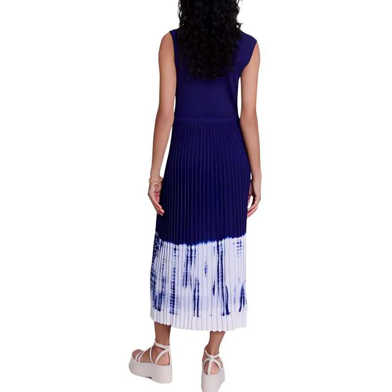 Maje Tie dye Ribbed Maxi Dress-2