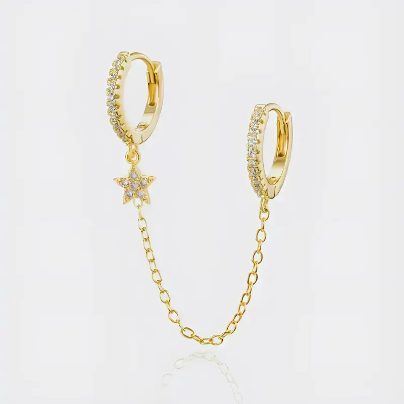 CARAT'S DIARY Alloy Earrings Women's-5