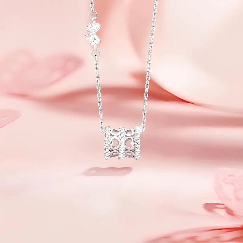 GLOIRE S925 Silver Necklaces Women's Minimalist Style Fashion Everyday Versatile Date Business Casual-1