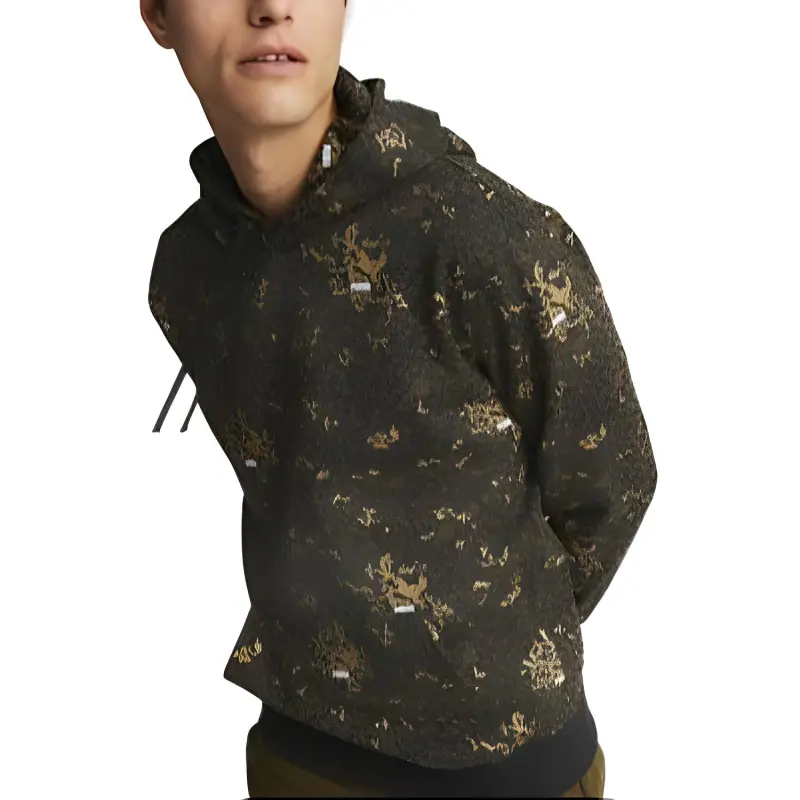 PUMA Brand Love Metallic Sweatshirts Men Brown-2