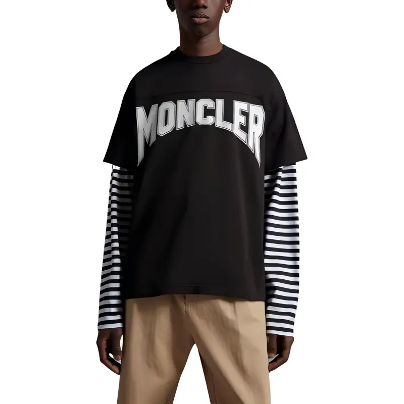 Moncler SS23 T Shirt Men's Black-1