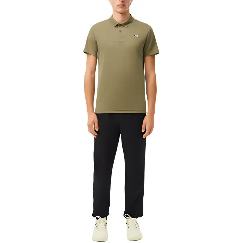 LACOSTE Polo Shirt Men's Khaki Green-1