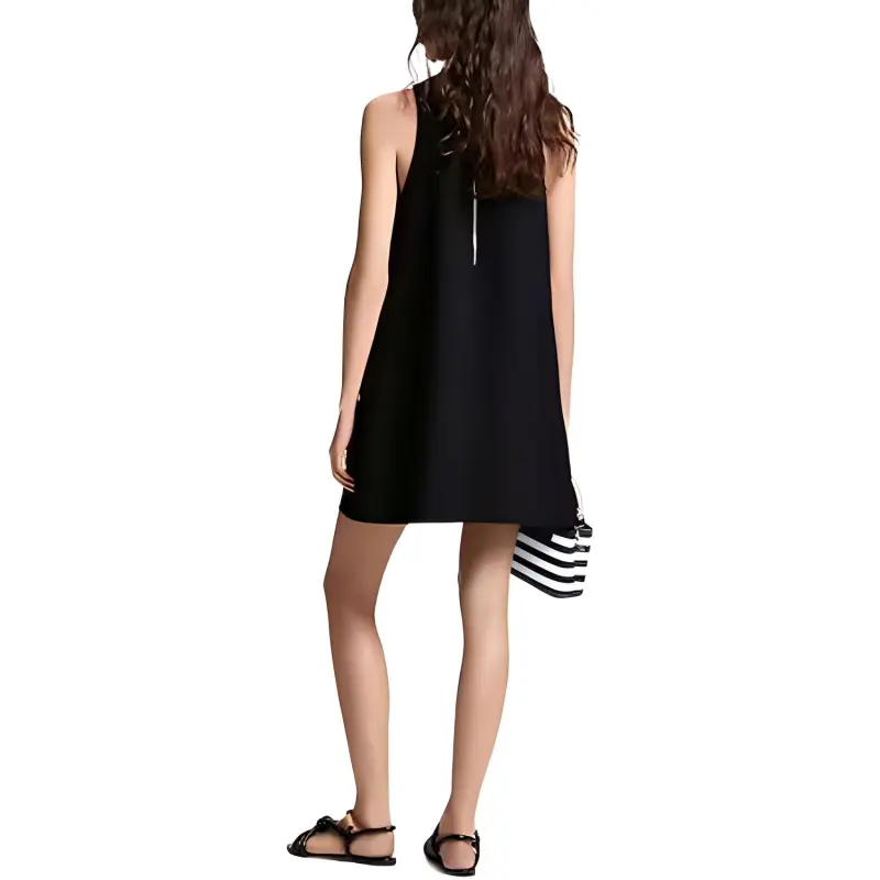 LOUIS VUITTON Graphic Box Pleat Dress-2