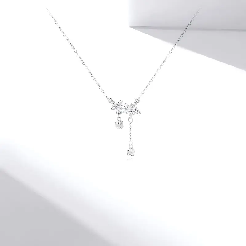 SECU Sterling Silver Necklaces Women's-3