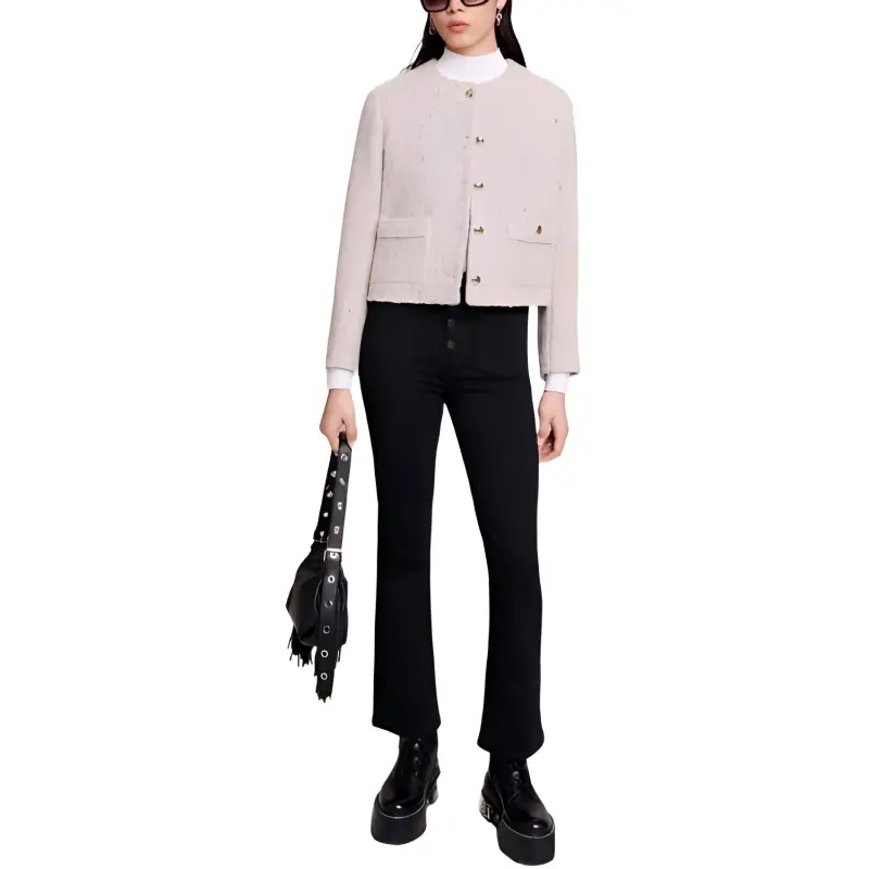 Maje High rise Flared Jeans-1