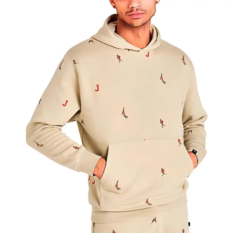 Jordan Essential Holiday Jumpman Fleece Pullover Hoodie-3