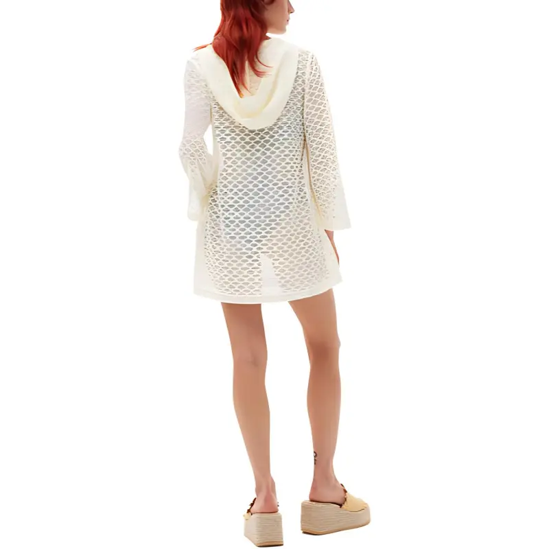 GANNI Long-Sleeved Dresses Women's White-2