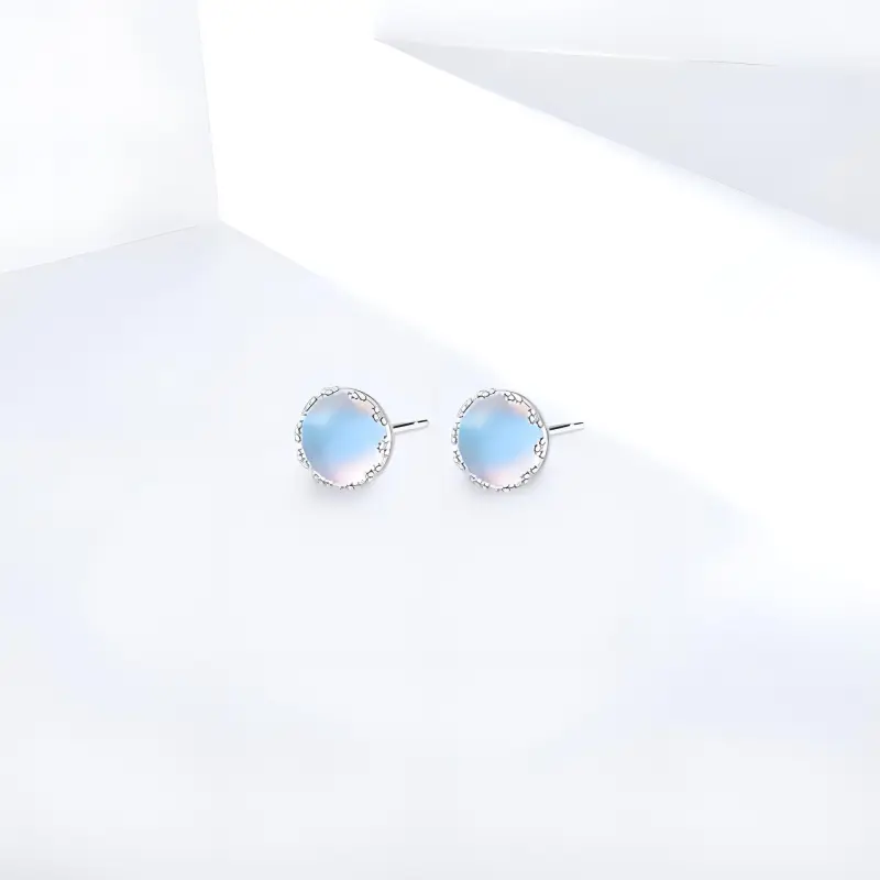 Shiban Alloy/Acrylic Stud Earrings Unisex-1
