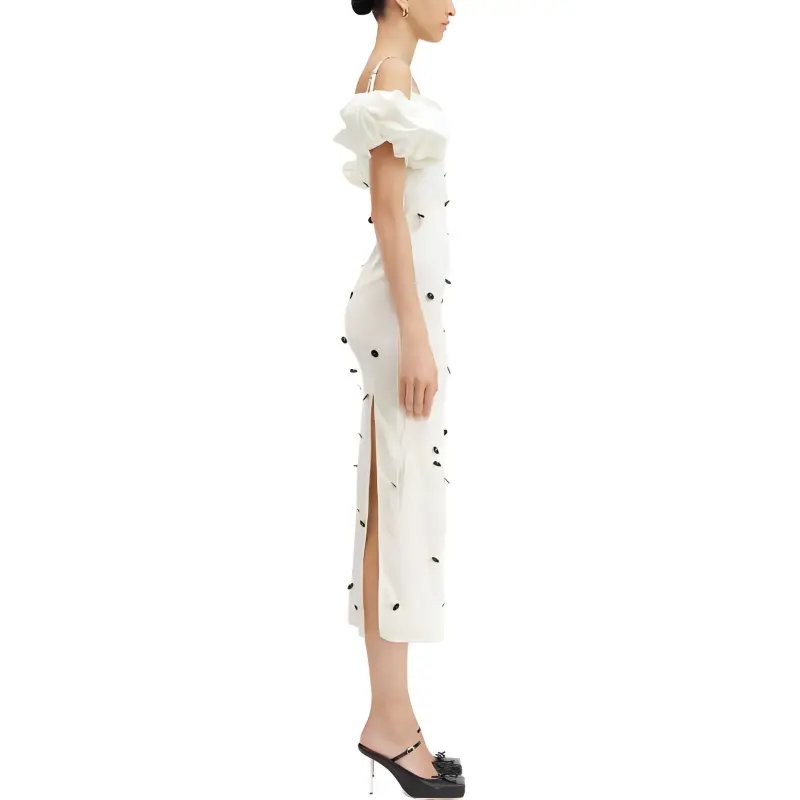 Jacquemus Puffed Sleeve Dress-3