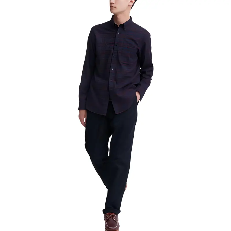UNIQLO Shirts Unisex Burgundy-1