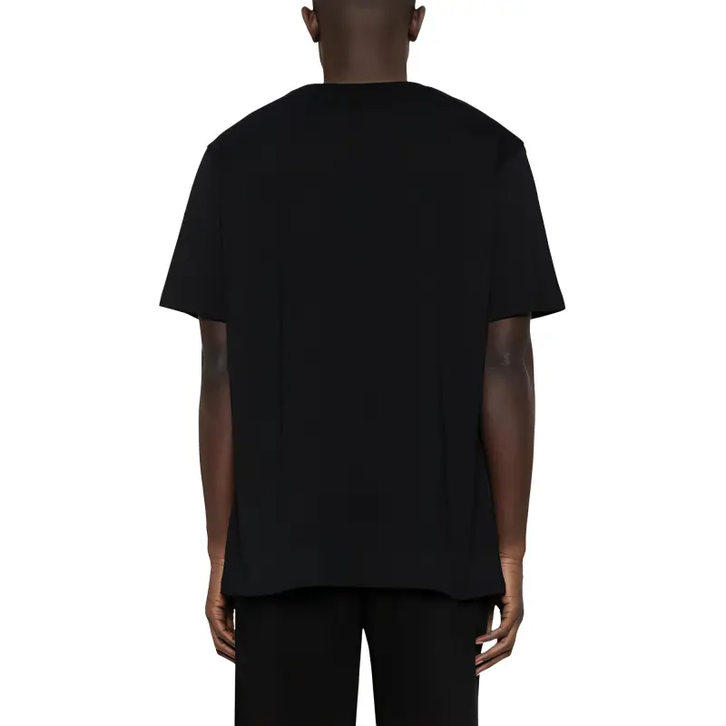 BALMAIN Flocked logo T shirt-2