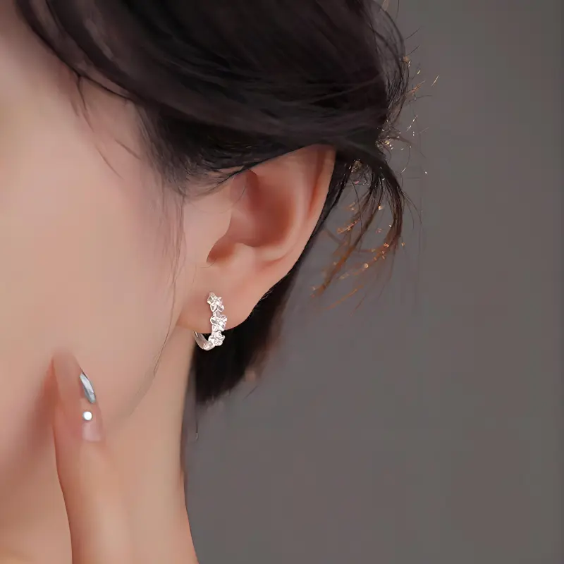 ZANC S925 Silver Earrings Women's-1