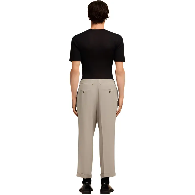 AMIPARIS Paris Pleat Detailed Tapered Trousers-2