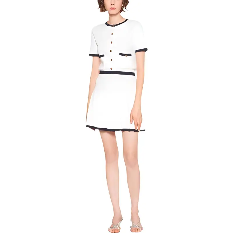 MIU MIU SS22 Casual Short Skirts Women's White-1