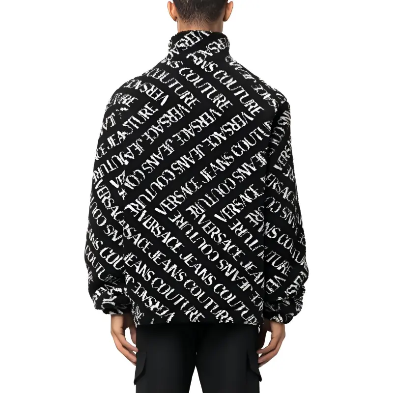 VERSACE JEANS COUTURE Logo Printed Zipped Bomber Jacket-2