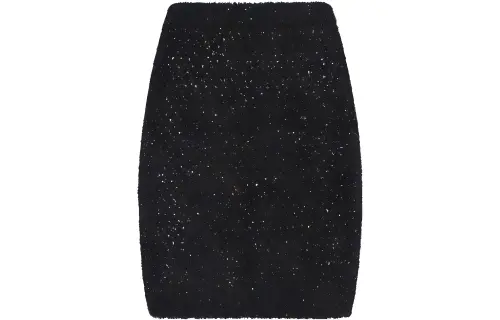 BALMAIN Sequin embellished High waist Miniskirt