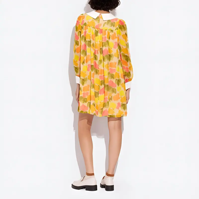 COACH Long Sleeved Dresses Women's Yellow-2