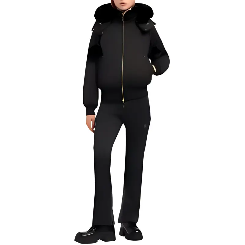 Moose Knuckles Debbie Bunny Reversible Bomber Jacket-4