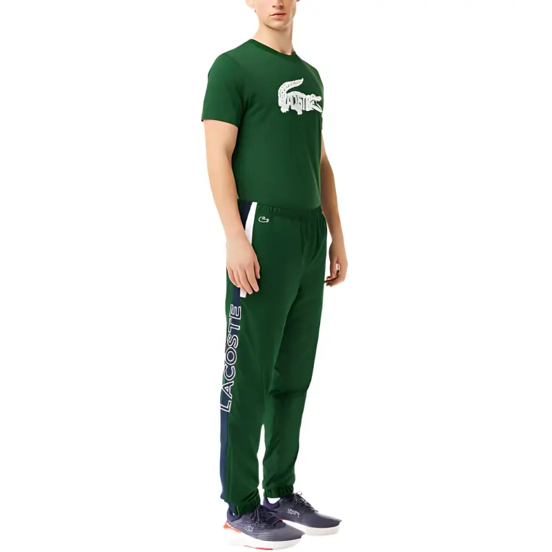 LACOSTE Knitted Sports Pants Men's Green-1
