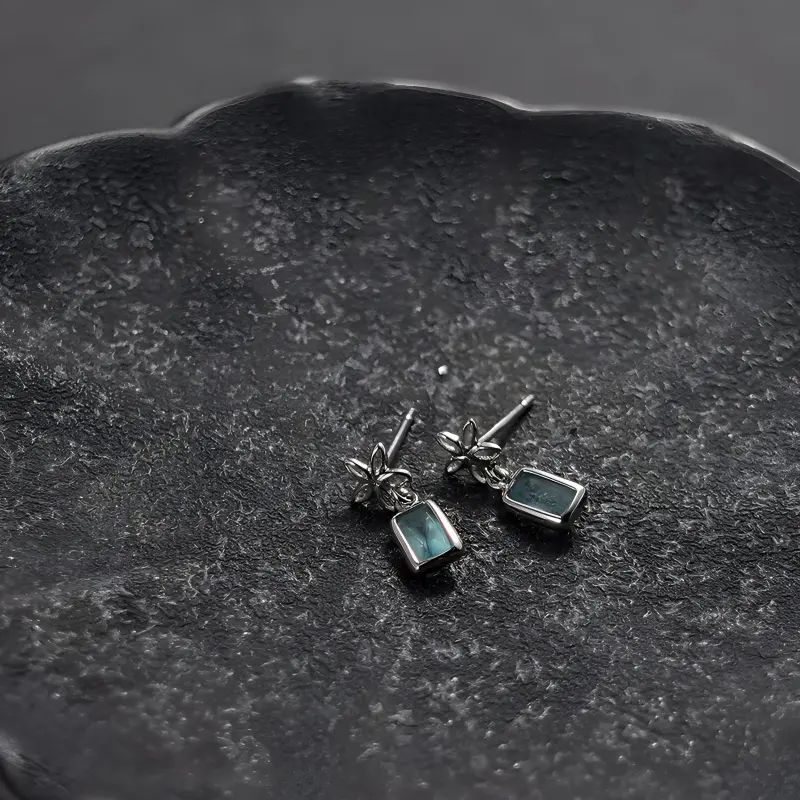 NAITANG S925 Silver Stud Earrings Unisex-1
