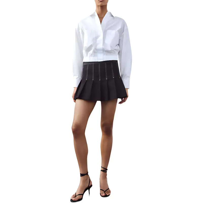ZARA Casual Short Skirts Women's Indigo-2