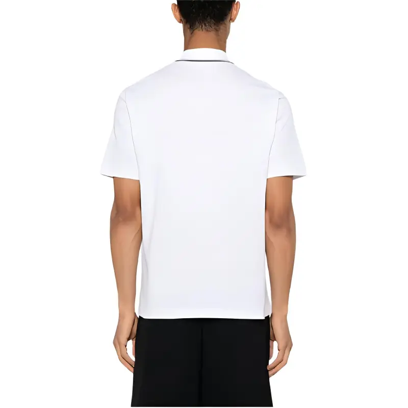 FERRAGAMO SS24 Polo Shirt Men's White-3