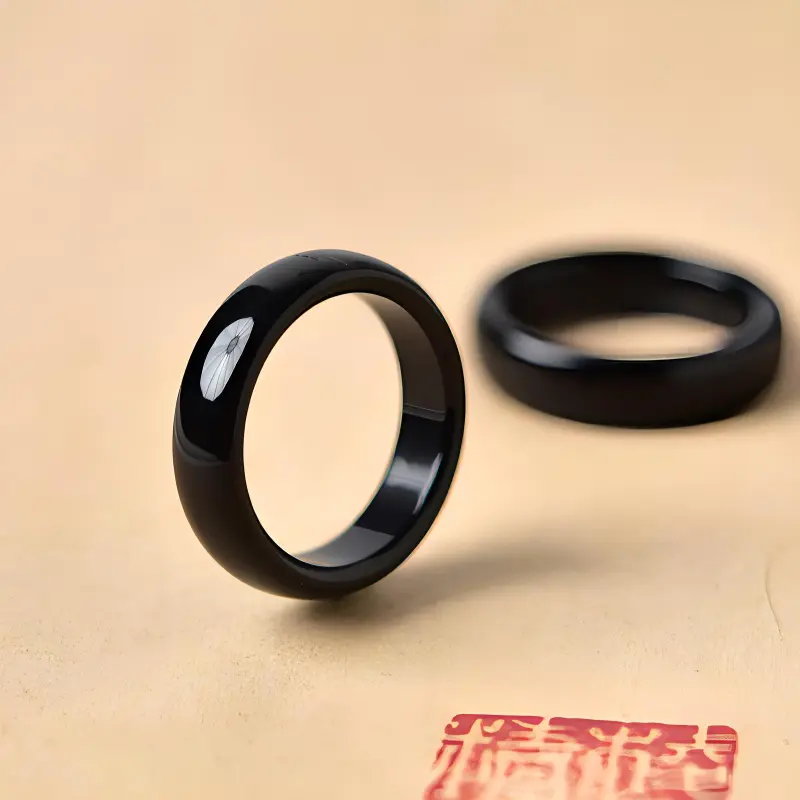 Tokai Family Agate Jade Rings Unisex-15
