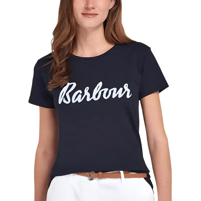 BARBOUR T Shirt Women's Marine Blue-2