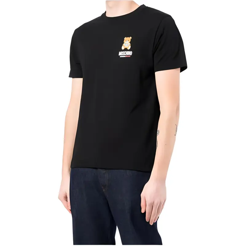 MOSCHINO T Shirts Men Black-4