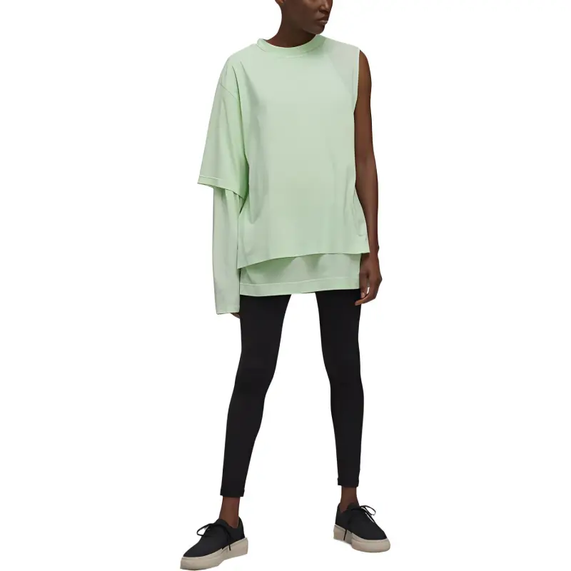 Y-3 Asymmetric Layered-effect T-shirt-2