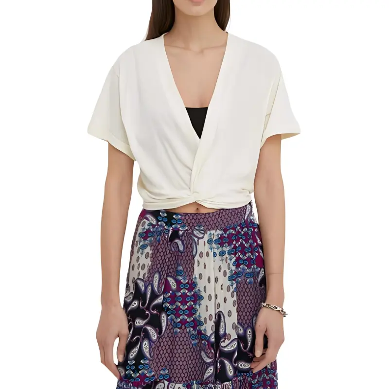 BA&SH T-Shirts Women's Ecru-2