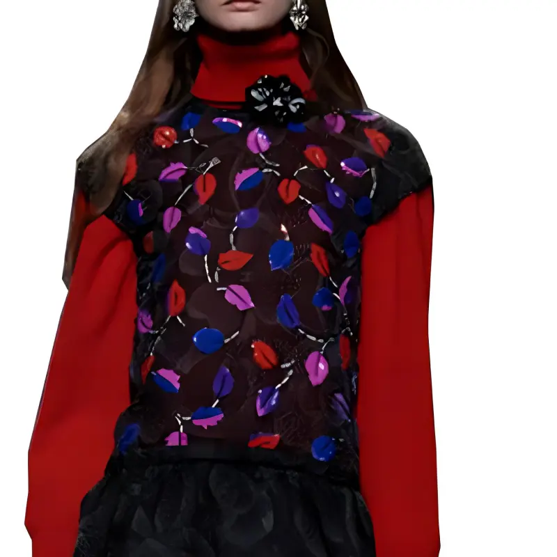 CHANEL FW23 Long-Sleeved Dresses Women's Multicolor-5