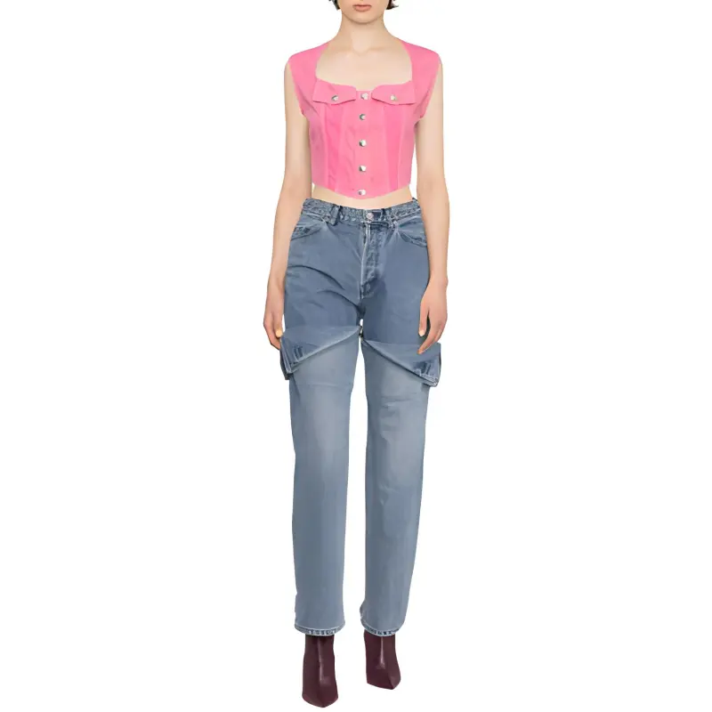 AMBUSH Detailed Straight leg Jeans-1