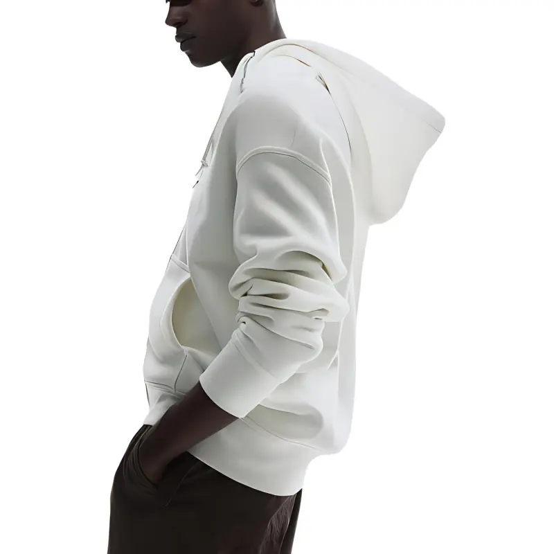 H&M Sweatshirts Men White-2