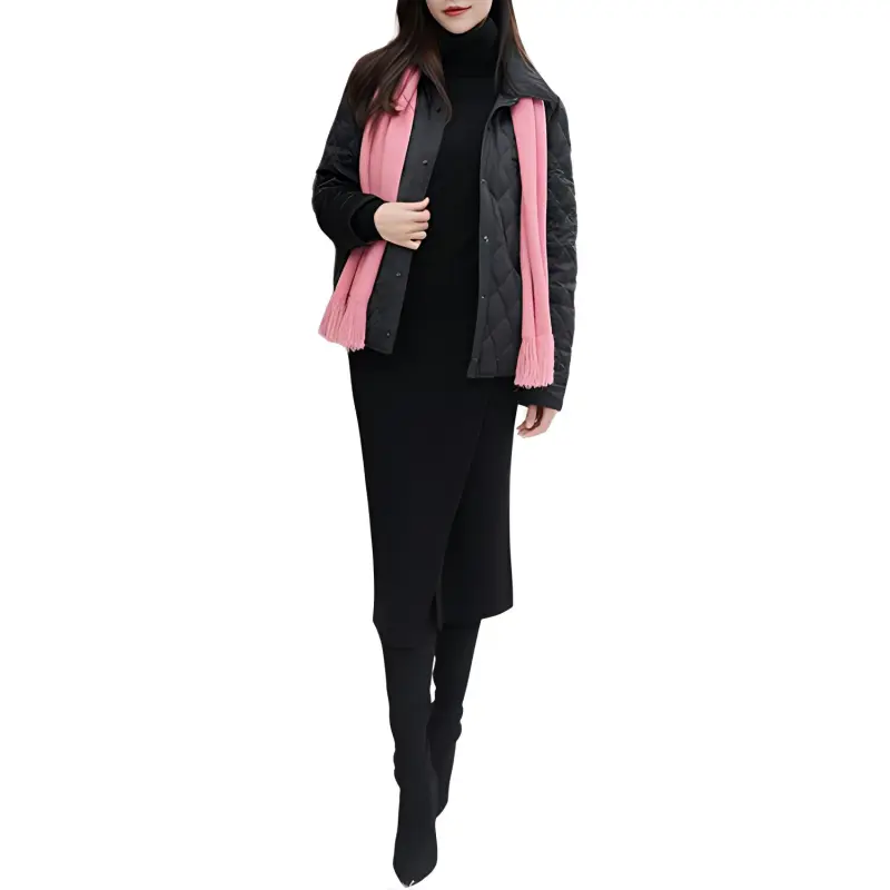 BESIONIA FW24 Long Sleeved Dresses Women's Black-1