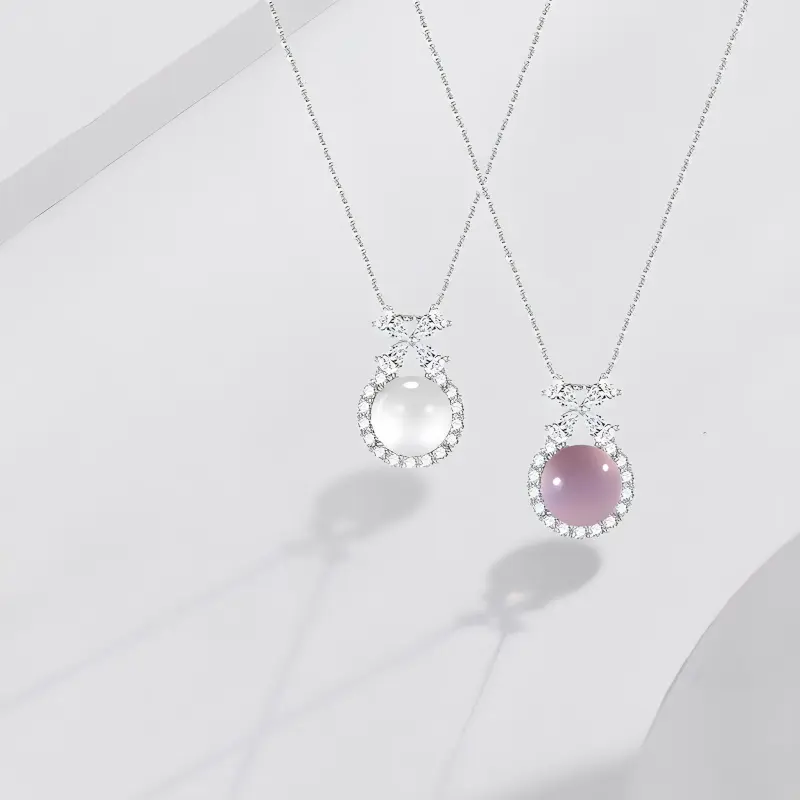 RINGLOVE Colored Glaze Necklaces Women's-1