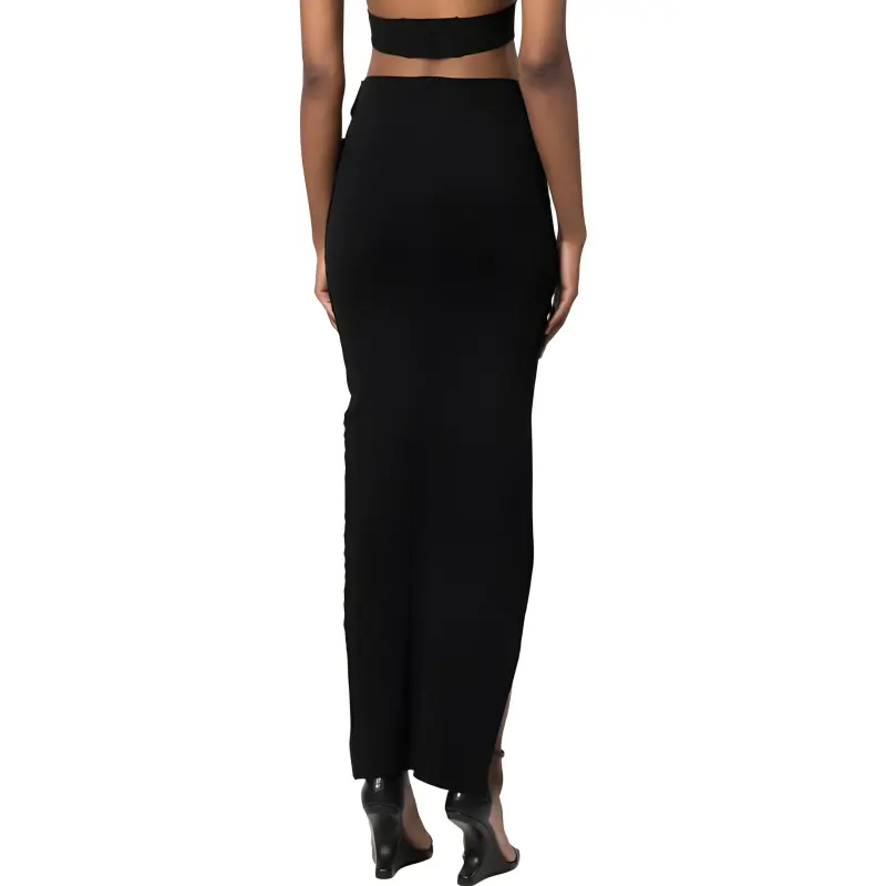 RICK OWENS Theresa Panelled Midi Skirt-2