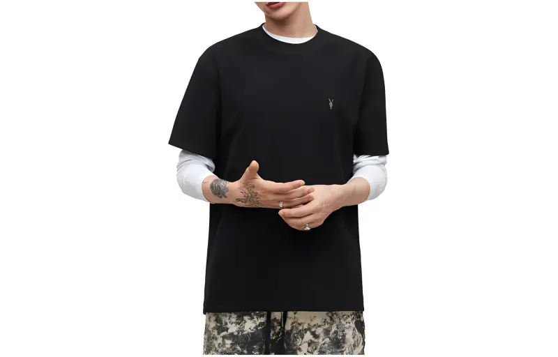 ALLSAINTS T-Shirts Men Black-1