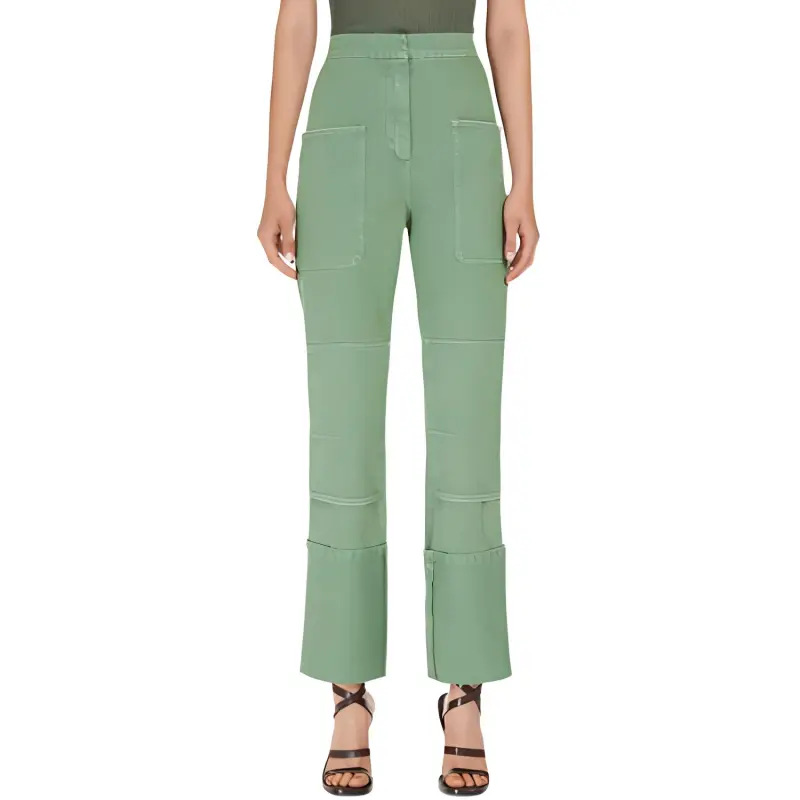 MaxMara High Waisted Straight Leg Pants-1