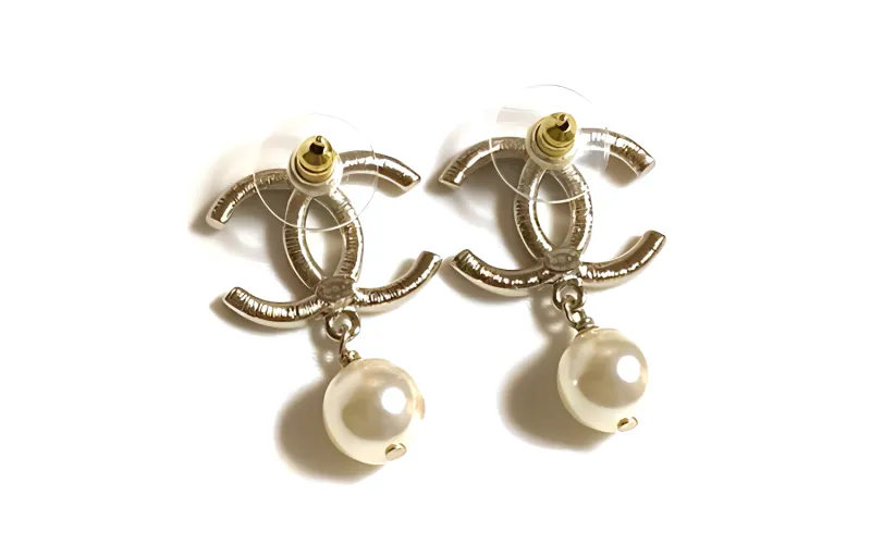 CHANEL 22c Early Spring Earrings Women's Gold-4