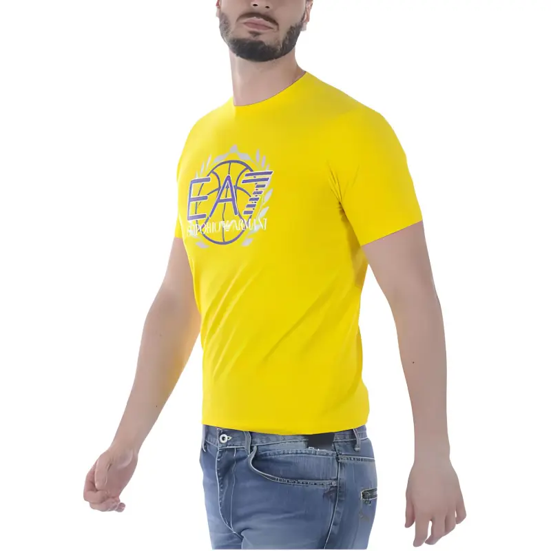 EMPORIO ARMANI T Shirt Men's Yellow-2