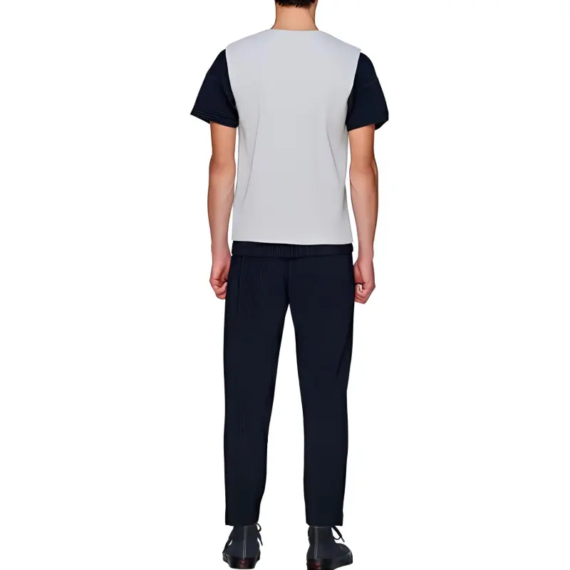 Homme Plissé Issey Miyake Vests Men Gray-2
