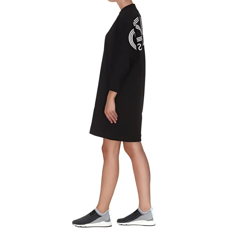 KENZO Long Sleeved Dresses Women's Black-5